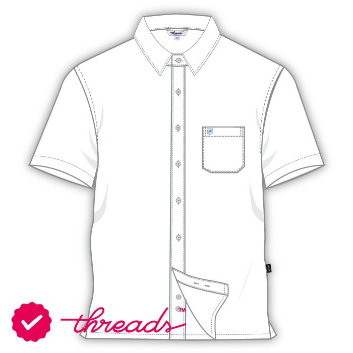 Boys Short Sleeve Shirt - White - Years 12-13 - GEMS FirstPoint School