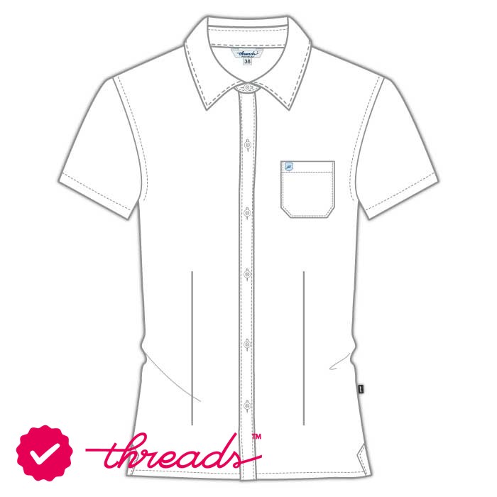 Girls SS Blouse - White - Yr 12-13 - GEMS FirstPoint School