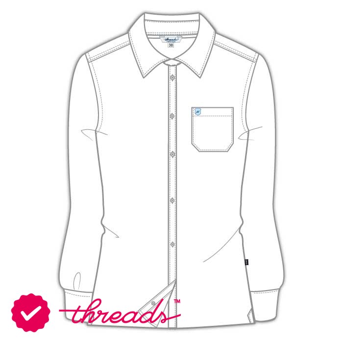 Girls FS Blouse - White - Yr 12-13 - GEMS FirstPoint School