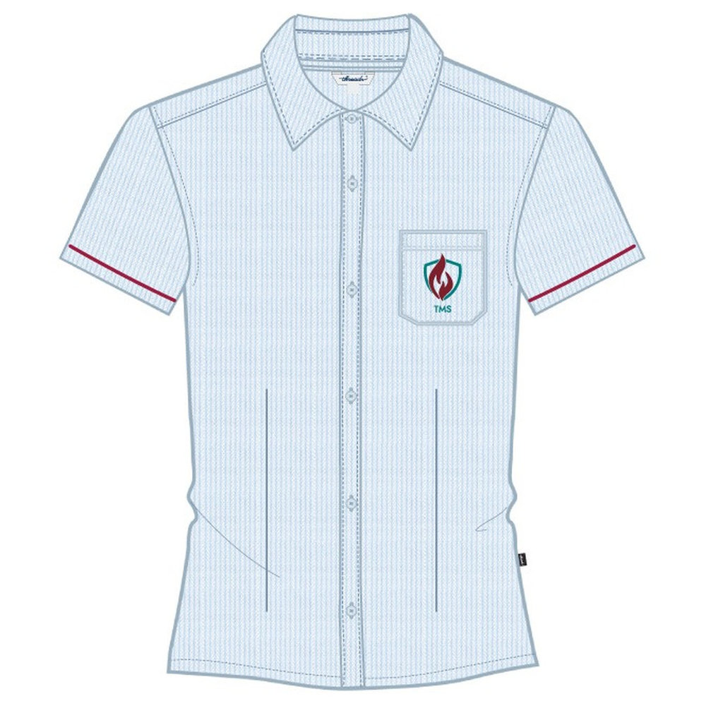 Girls Blouse - Lt Blue - G6-G12 - The Millennium School - Dubai