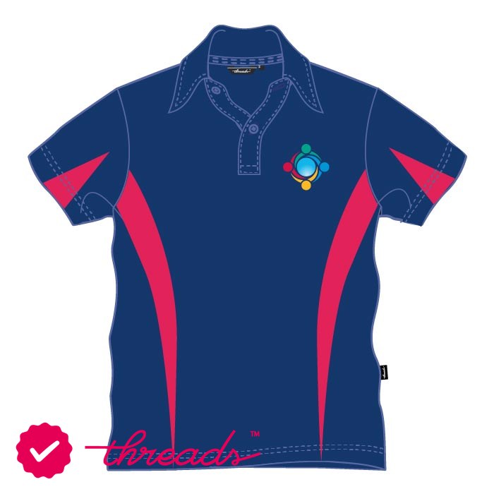 Unisex Polo Shirt Core - Navy Red - GEMS World Academy - Abu Dhabi