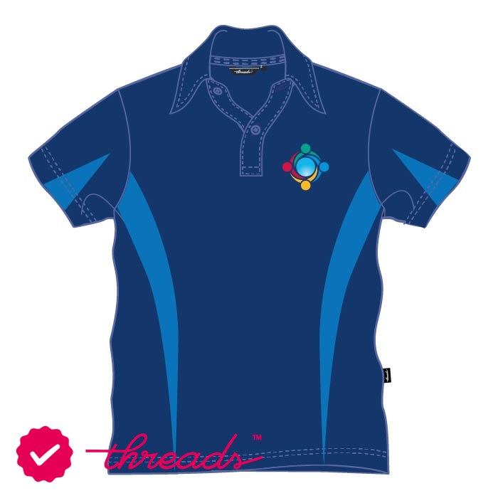 Unisex Polo Shirt Core - Blue - GEMS World Academy - Abu Dhabi