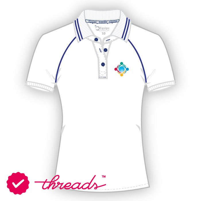 Girls Polo Shirt - White - Grade 10-11 - GEMS World Academy - Abu Dhabi