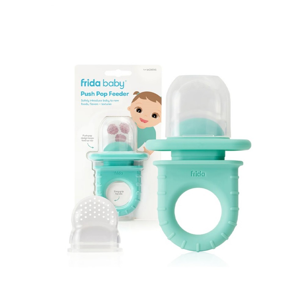 Fridababy Push Pop Feeder - Silicone Teether - 4+ Months