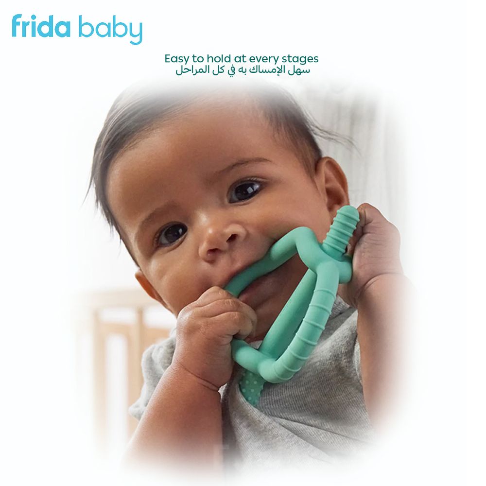 Fridababy - 3-In-1 Get-A-Grip Baby Teether - Teal