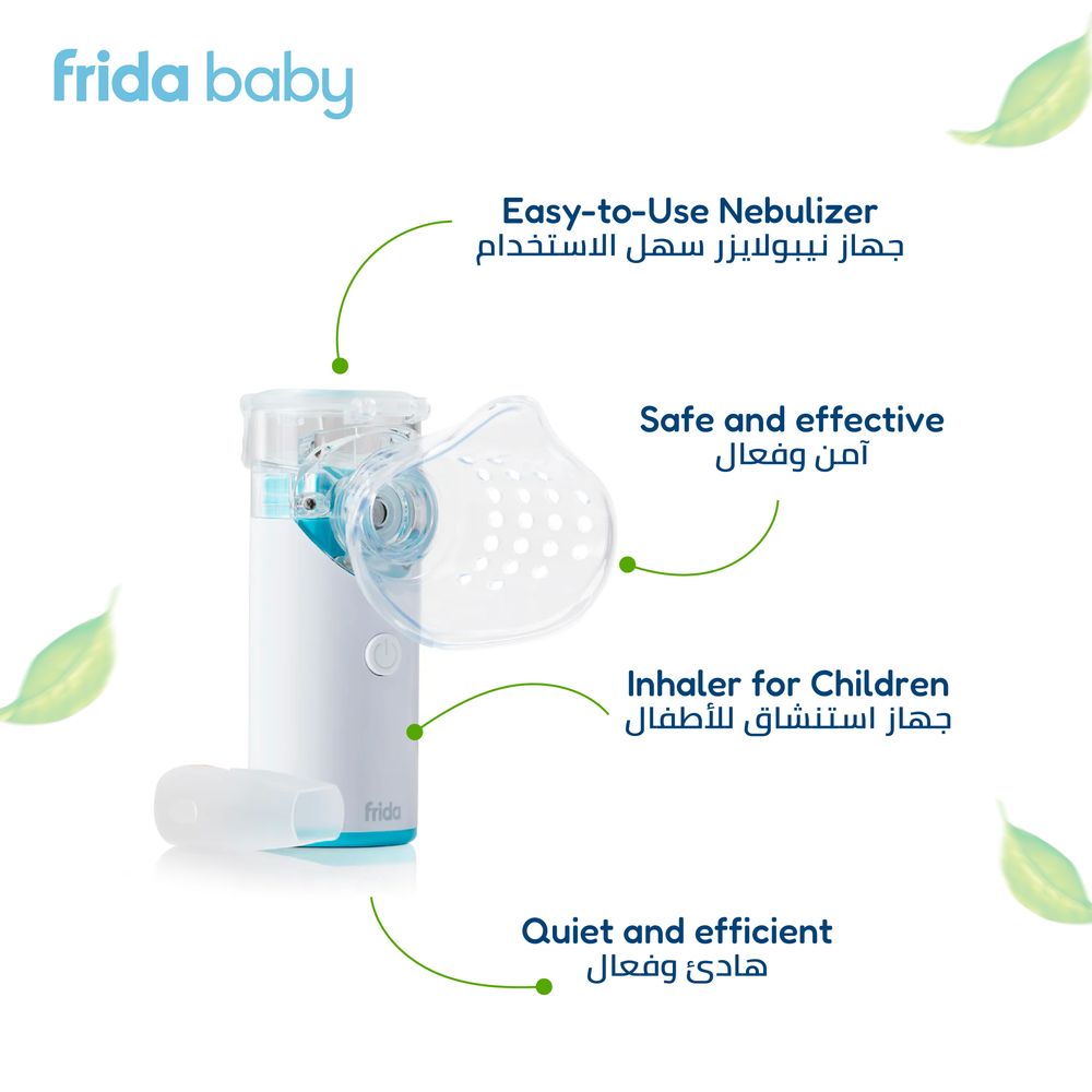Frida baby - Ultra-Quiet Portable Nebulizer - White