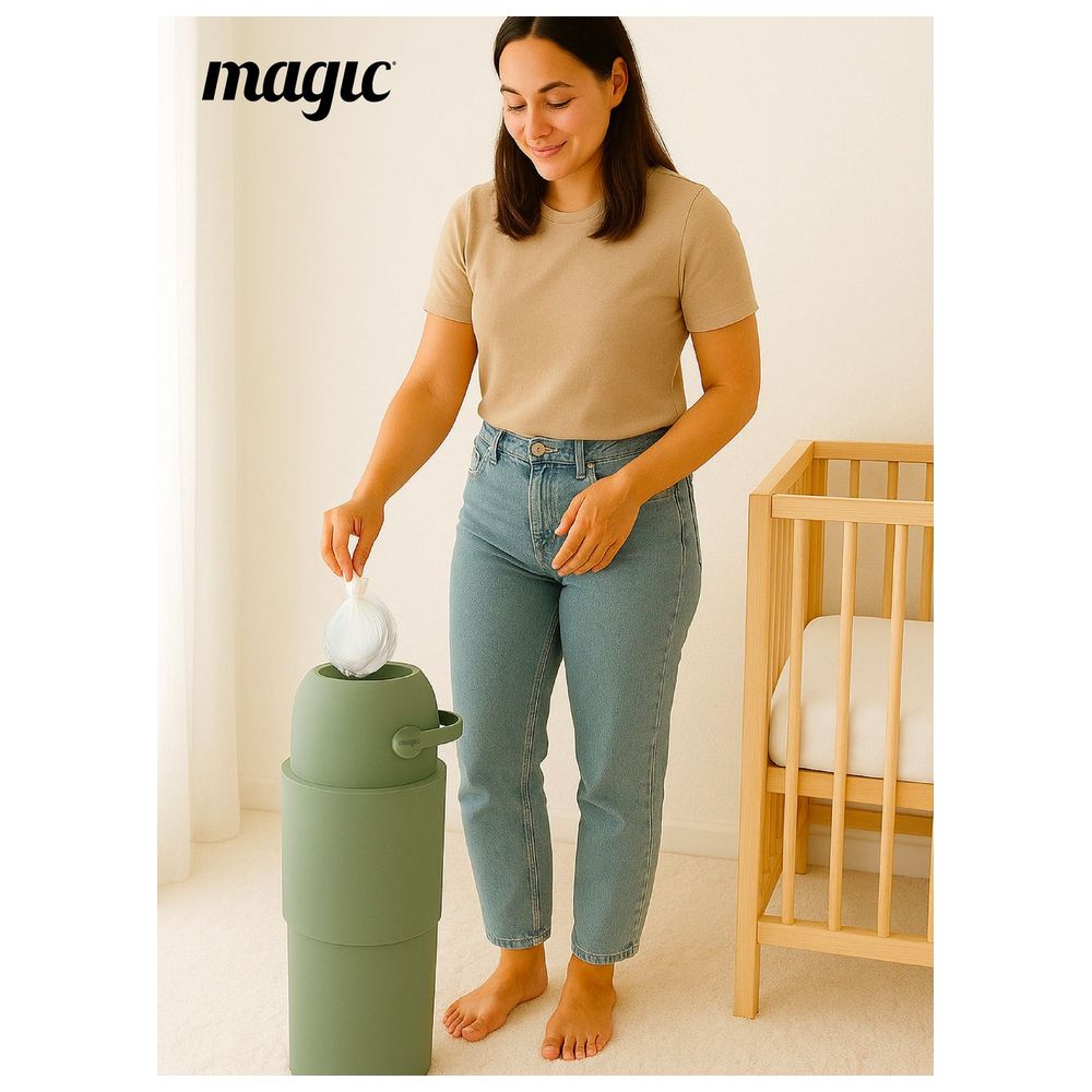 Magic Heka L Diaper Pail With Roll Of 15 Bags