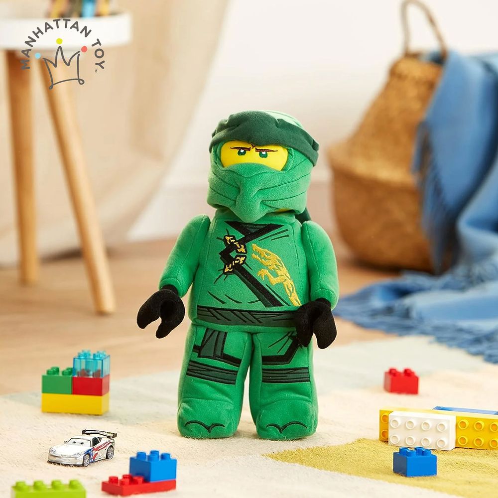 MANHATTAN TOY - Lloyd Ninja Mini Figure Plush Doll - Green - 33 cm