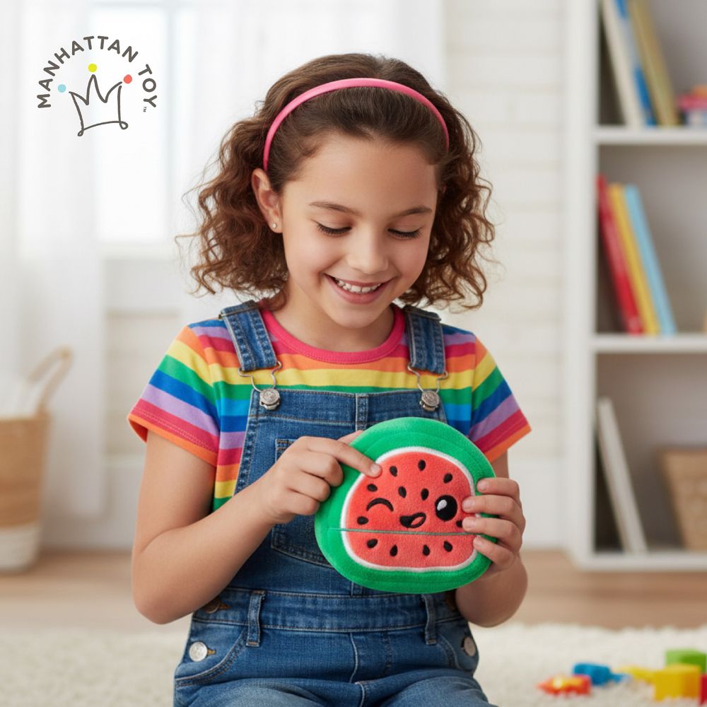 MANHATTAN TOY - Watermelon Plush Character Toy - 10 cm