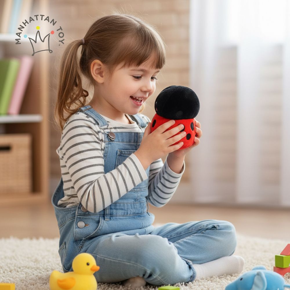 MANHATTAN TOY - Ladybug Plush Character Toy - 11 cm