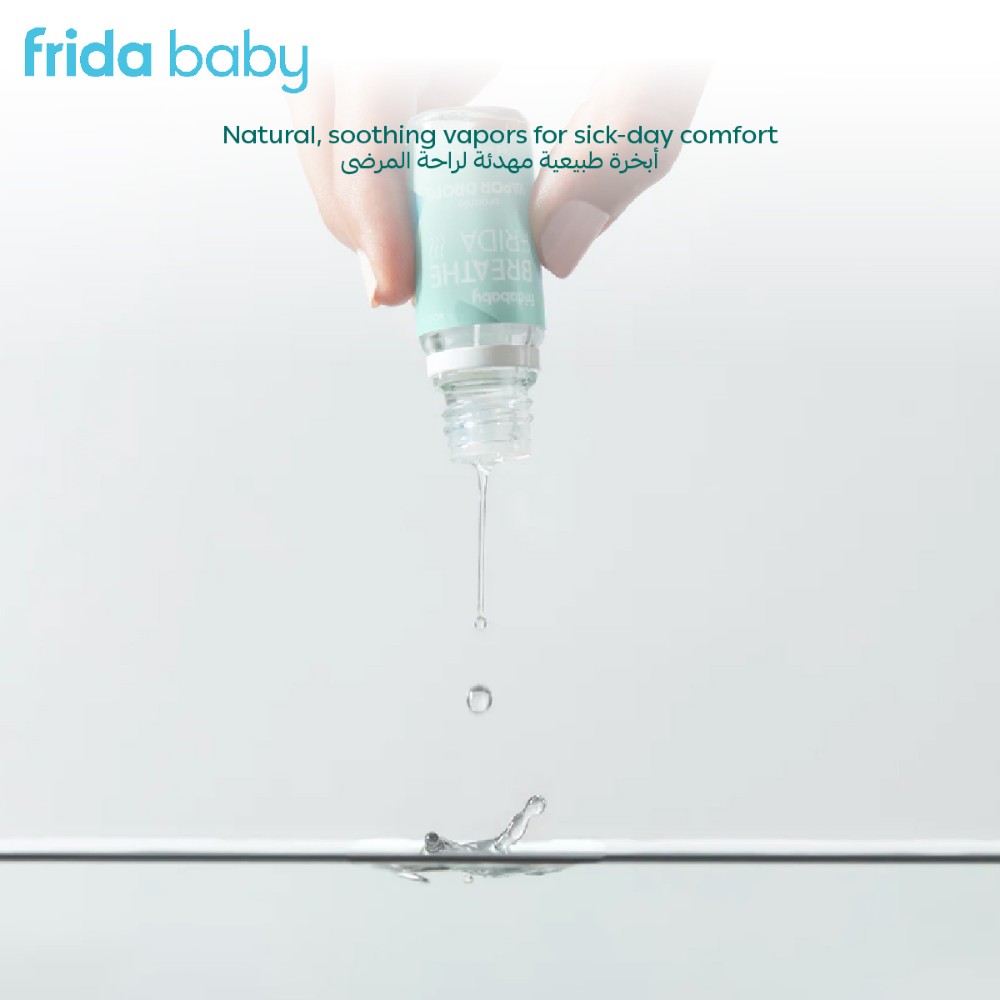 Fridababy - Breath Frida Organic Vapor Bath Drops For Baby - Eucalyptus & Lavender - 9.5ml