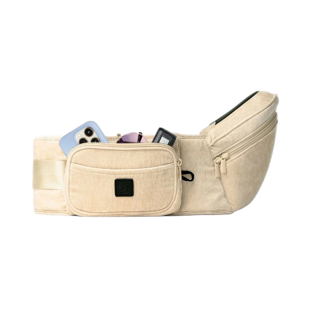 Hackerlily - Ergonomic Hip Seat Baby Carrier - Sand
