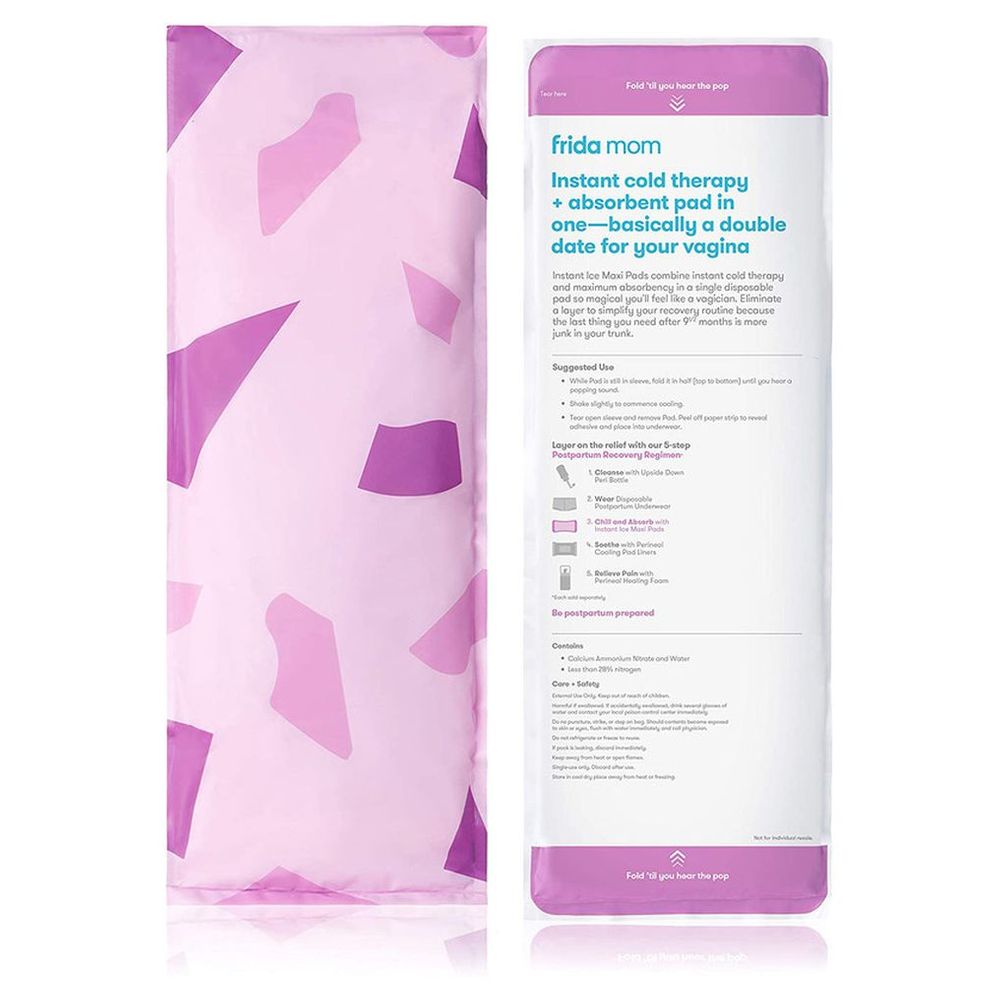 Frida Mom - 2-in-1 Postpartum Ice Maxi Pads - Pack Of 2