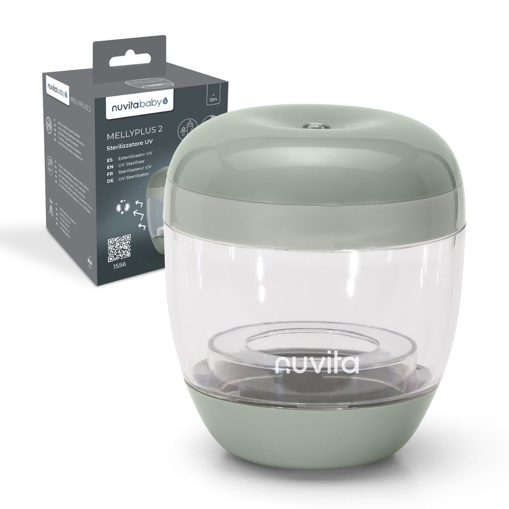Nuvita - Portable Baby Pacifiers UV Steriliser - Sage Green