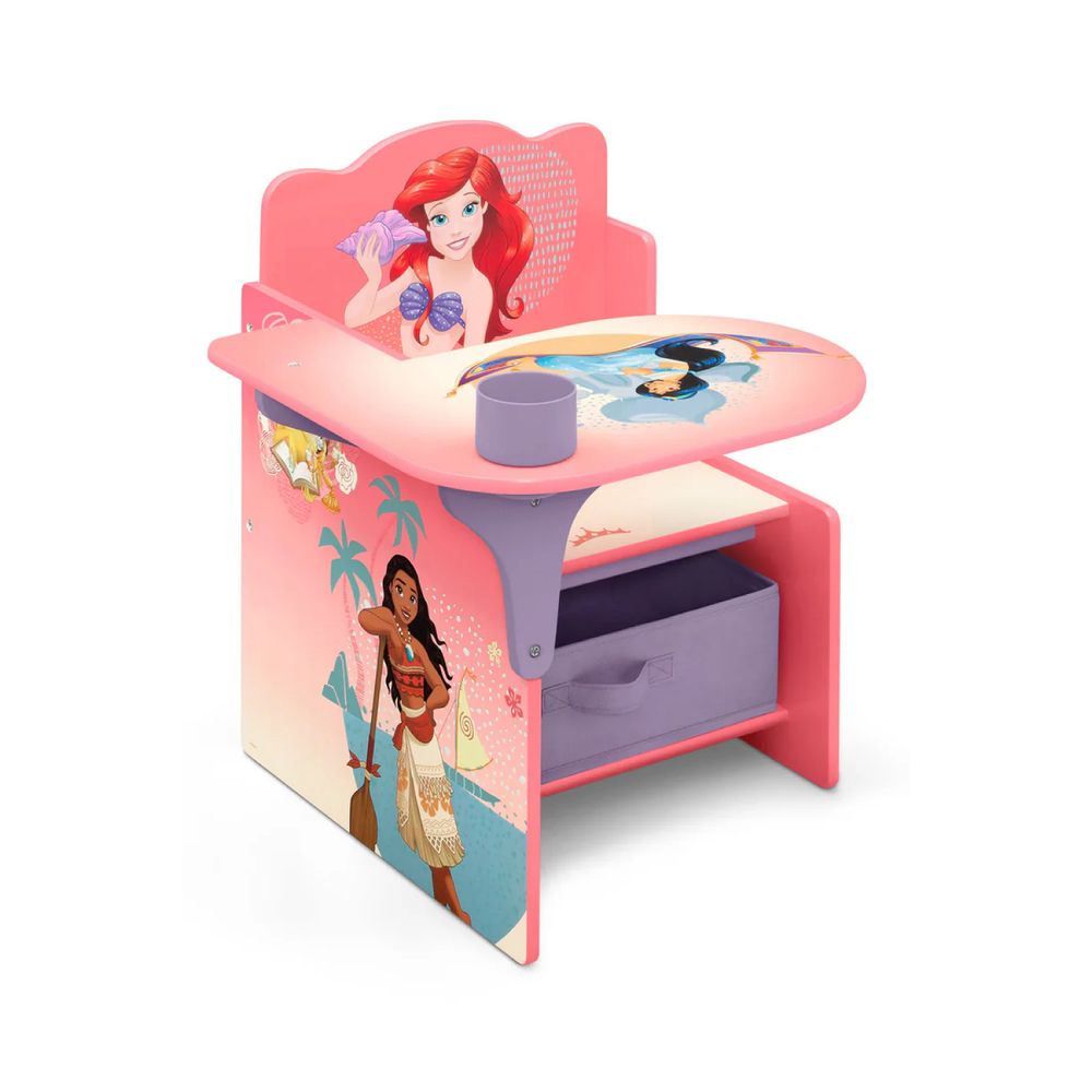 Delta Children - Chair Desk With Storage Bin - Disney Princess