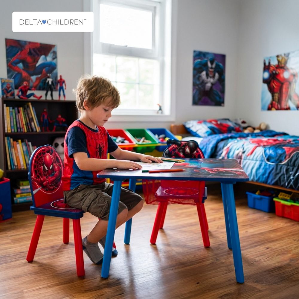 Delta Children - Table & Chair Set - Spider-Man