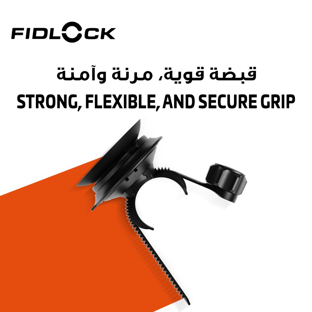 Fidlock - Vacuum Handlebar Base Flex - Black