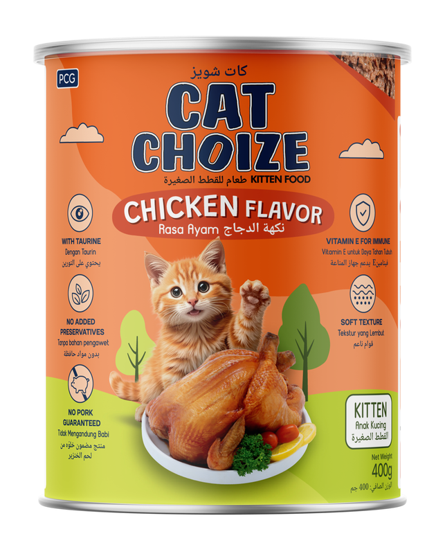 Cat Choize - Kitten Canned Wet Food Chicken Flavor - 400gm