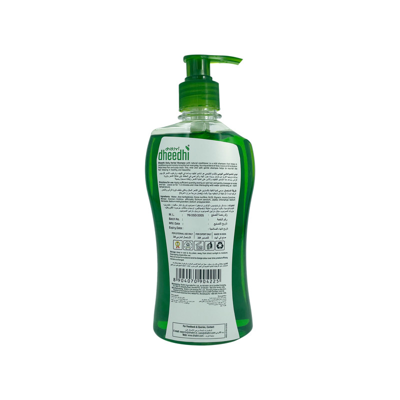 Dhathri - Dheedhi Daily Herbal Shampoo - 400 ml