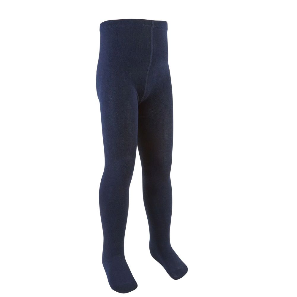 Genius Girls Plain Tights - Navy
