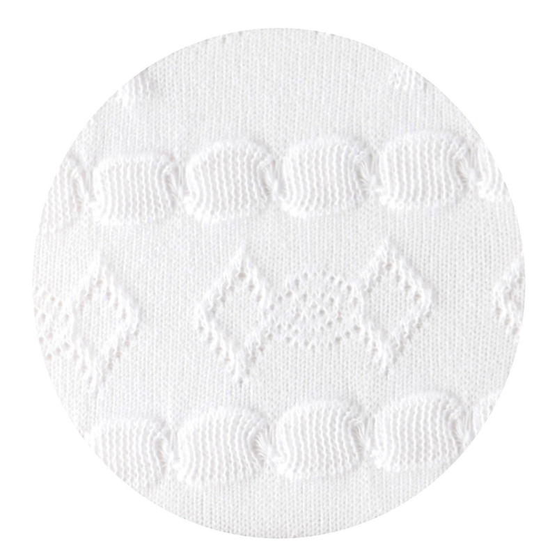 Genius Girls' Plain Tights - White