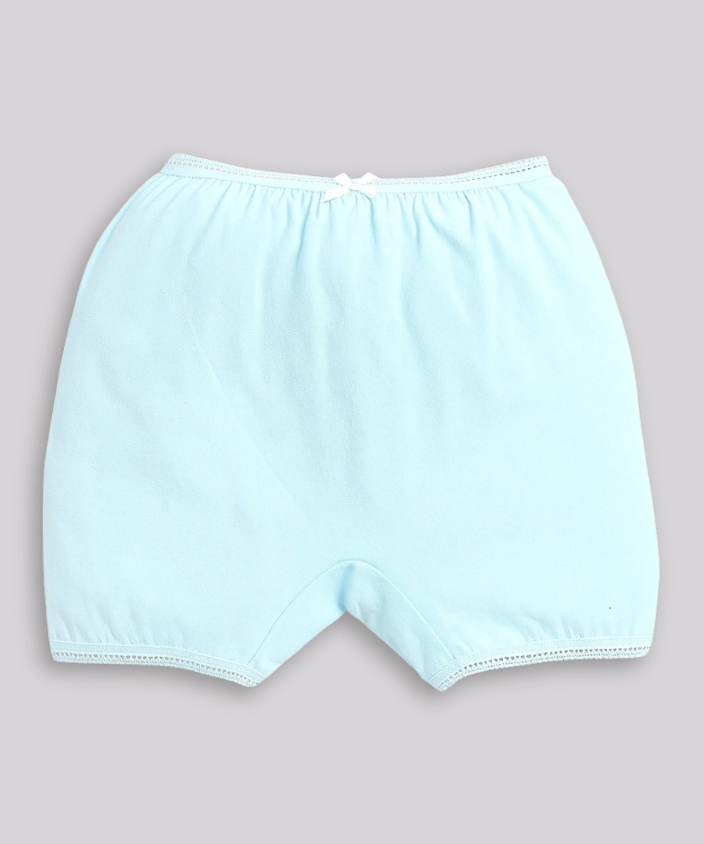Genius Girl's Cotton Undershorts - Multicolor - 3 Pcs