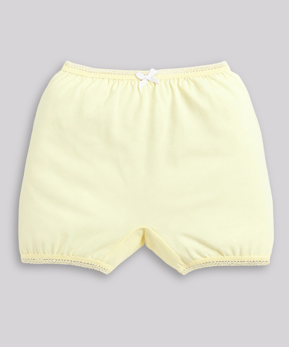 Genius Girl's Cotton Undershorts - Multicolor - 3 Pcs
