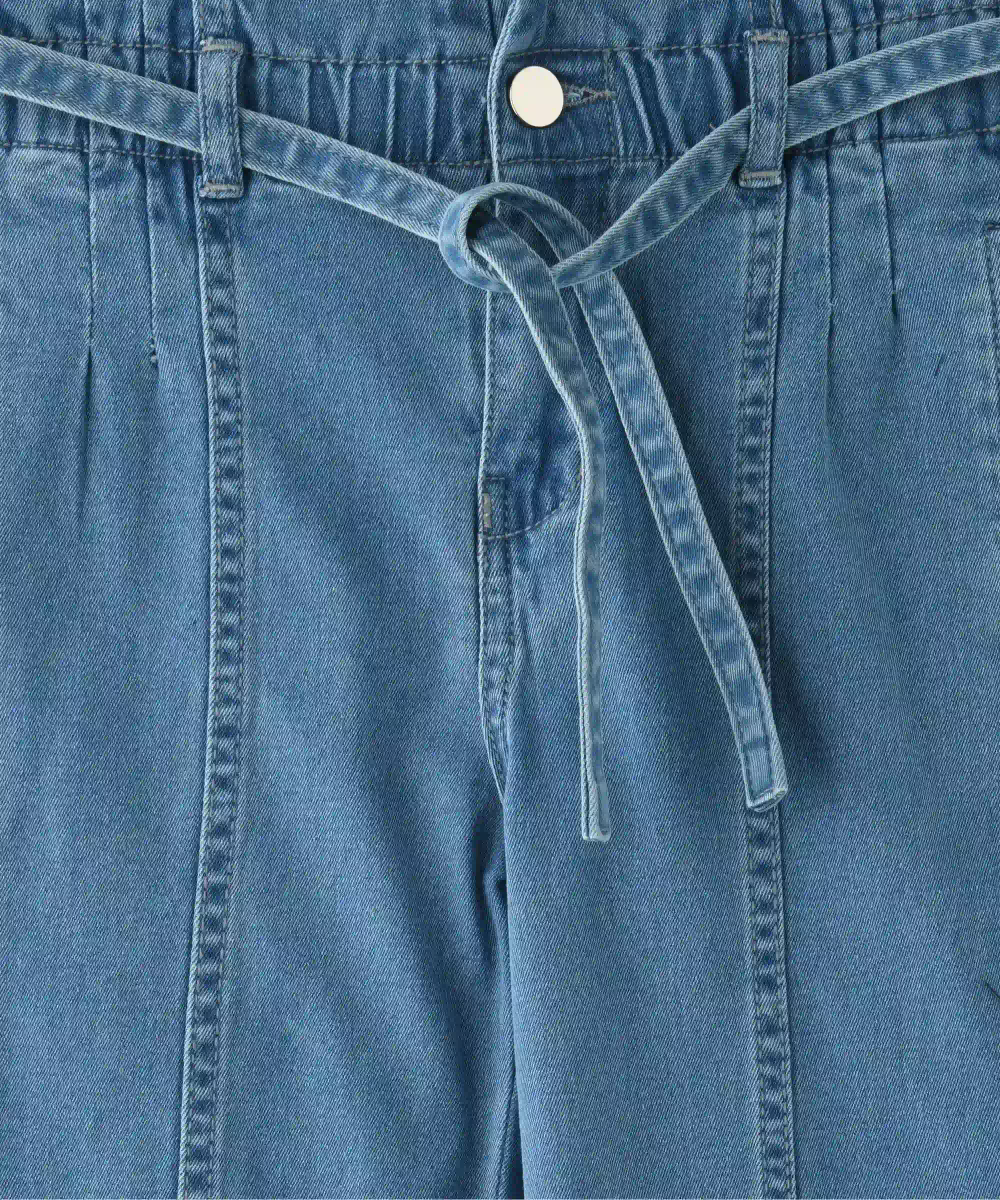 Nexgen Girl's Fully Elasticated Jeans Ice Wash - Denim