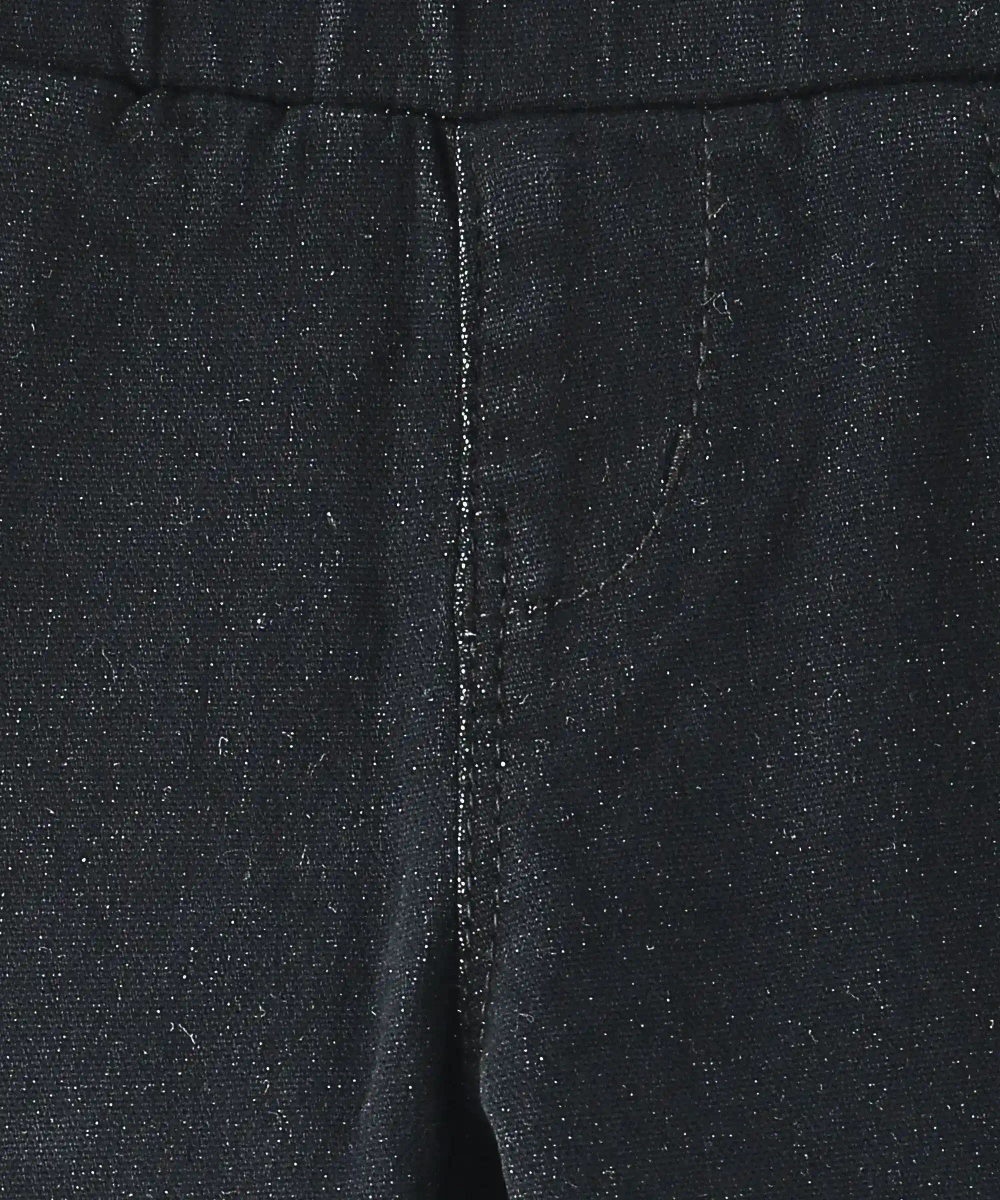 Nexgen Girl' Fully Elasticated Denim Jeggings Carbon - Black