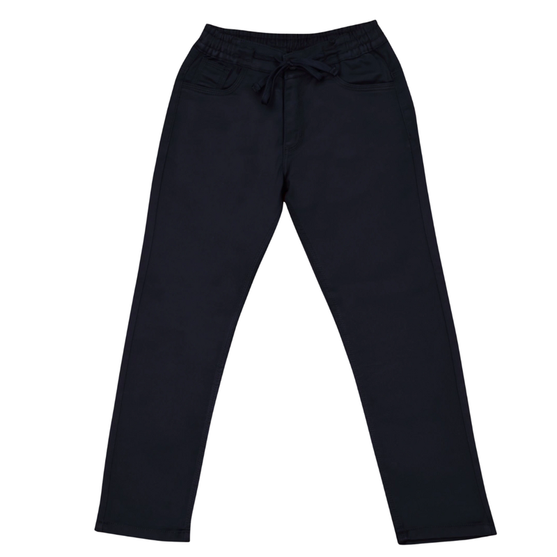 Nexgen Boy's Half Elasticated Pants - Navy Blue