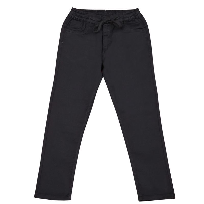 Nexgen Boy's Half Elasticated Pants - Black