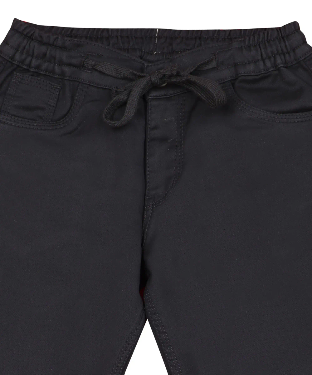 Nexgen Boy's Half Elasticated Pants - Black