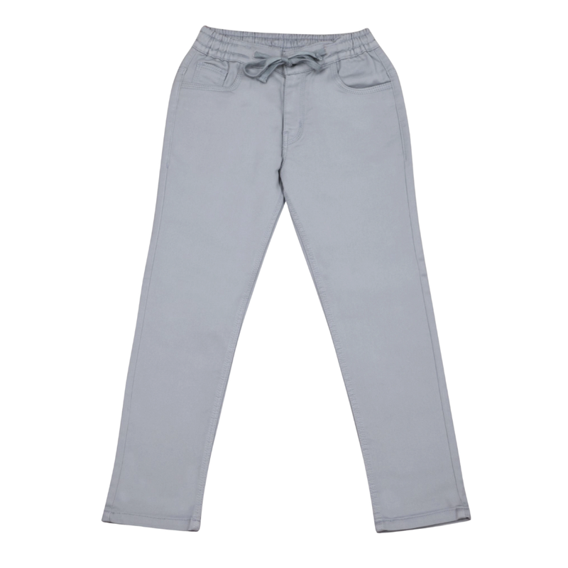 Nexgen Boy's Half Elasticated Pants Smoke - Grey