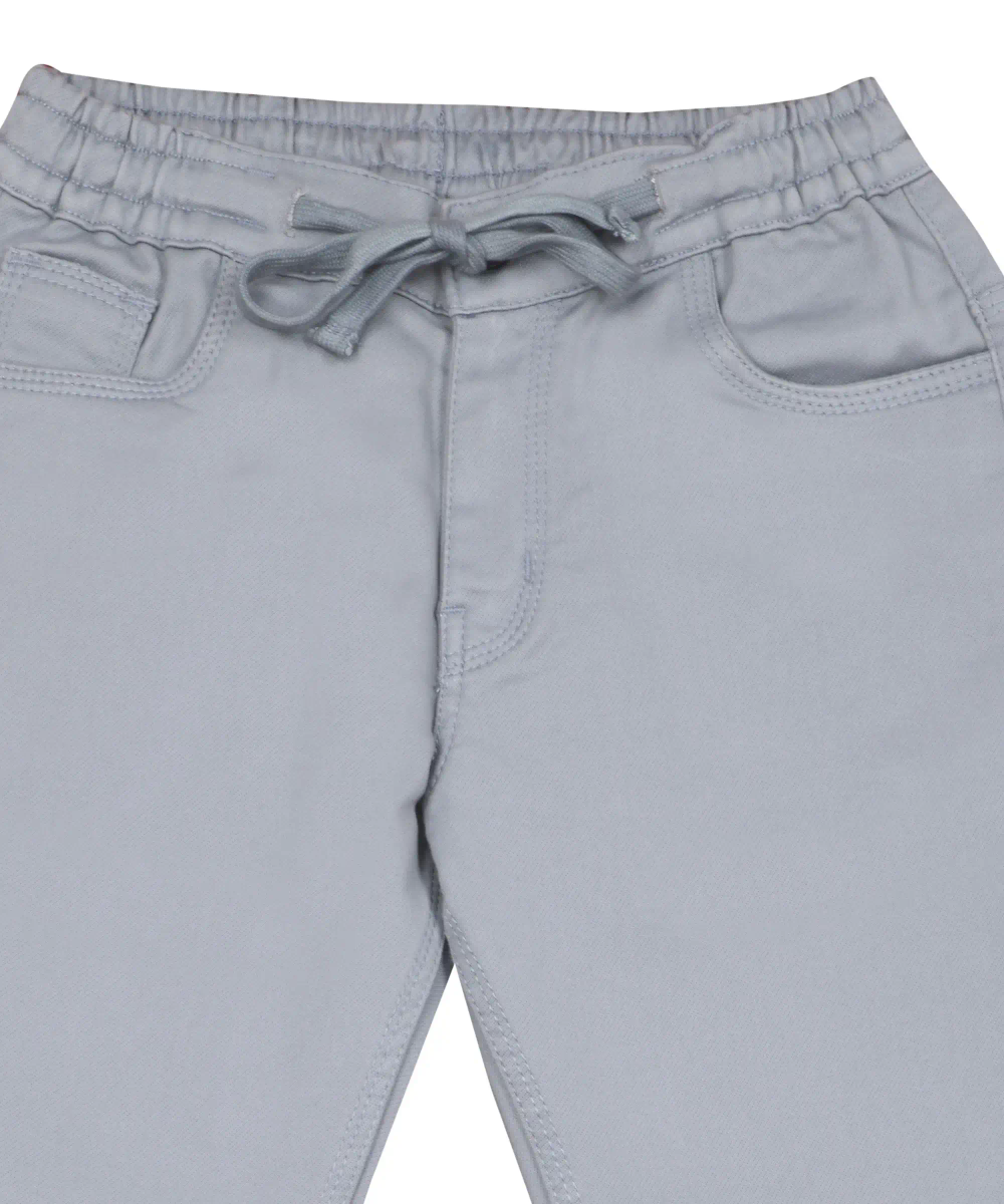 Nexgen Boy's Half Elasticated Pants Smoke - Grey