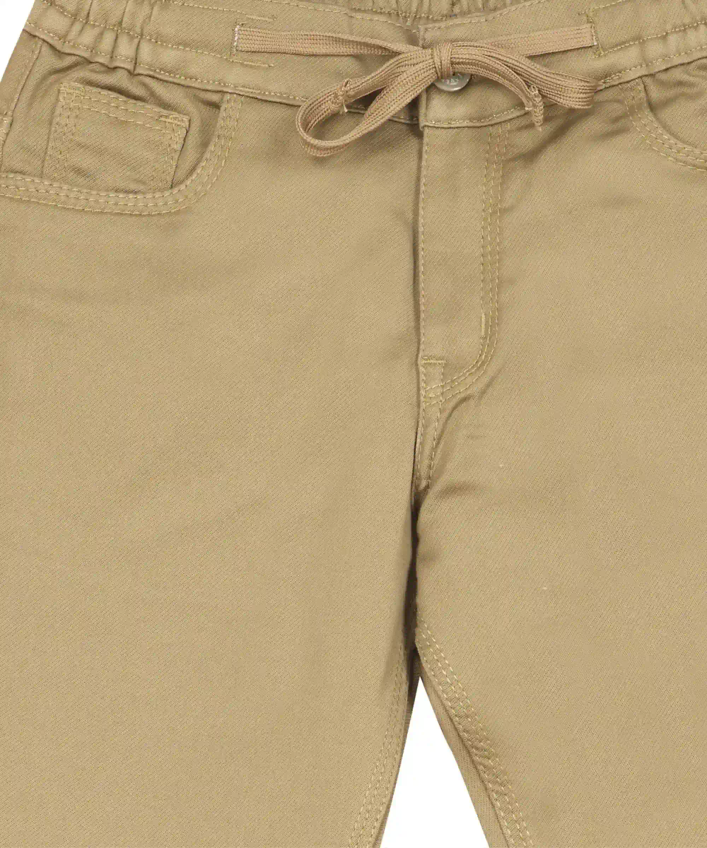 Nexgen Boy's Half Elasticated Pants - Khaki