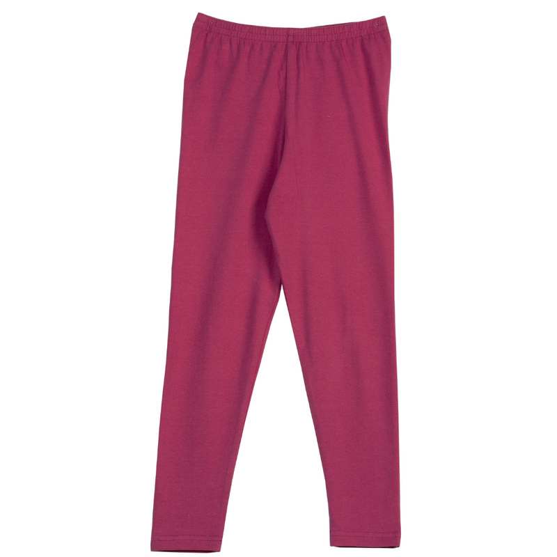 Nexgen Girl' Fully Elasticated Plain Leggings - Mauve