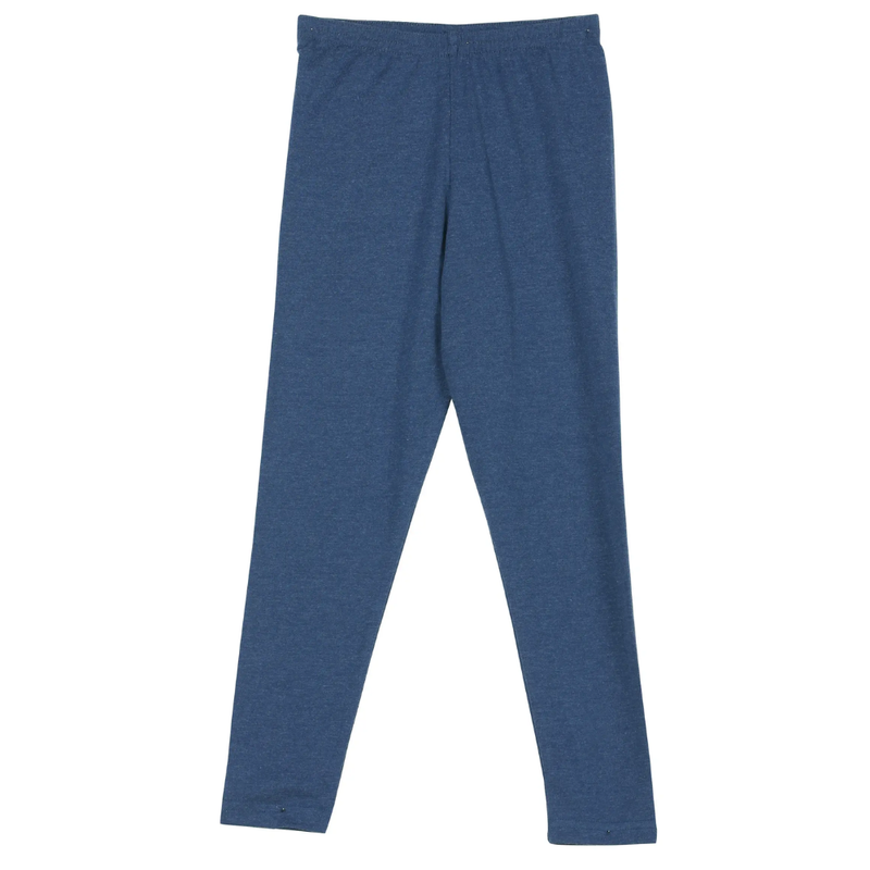 Nexgen Girl' Fully Elasticated Plain Leggings - Indigo