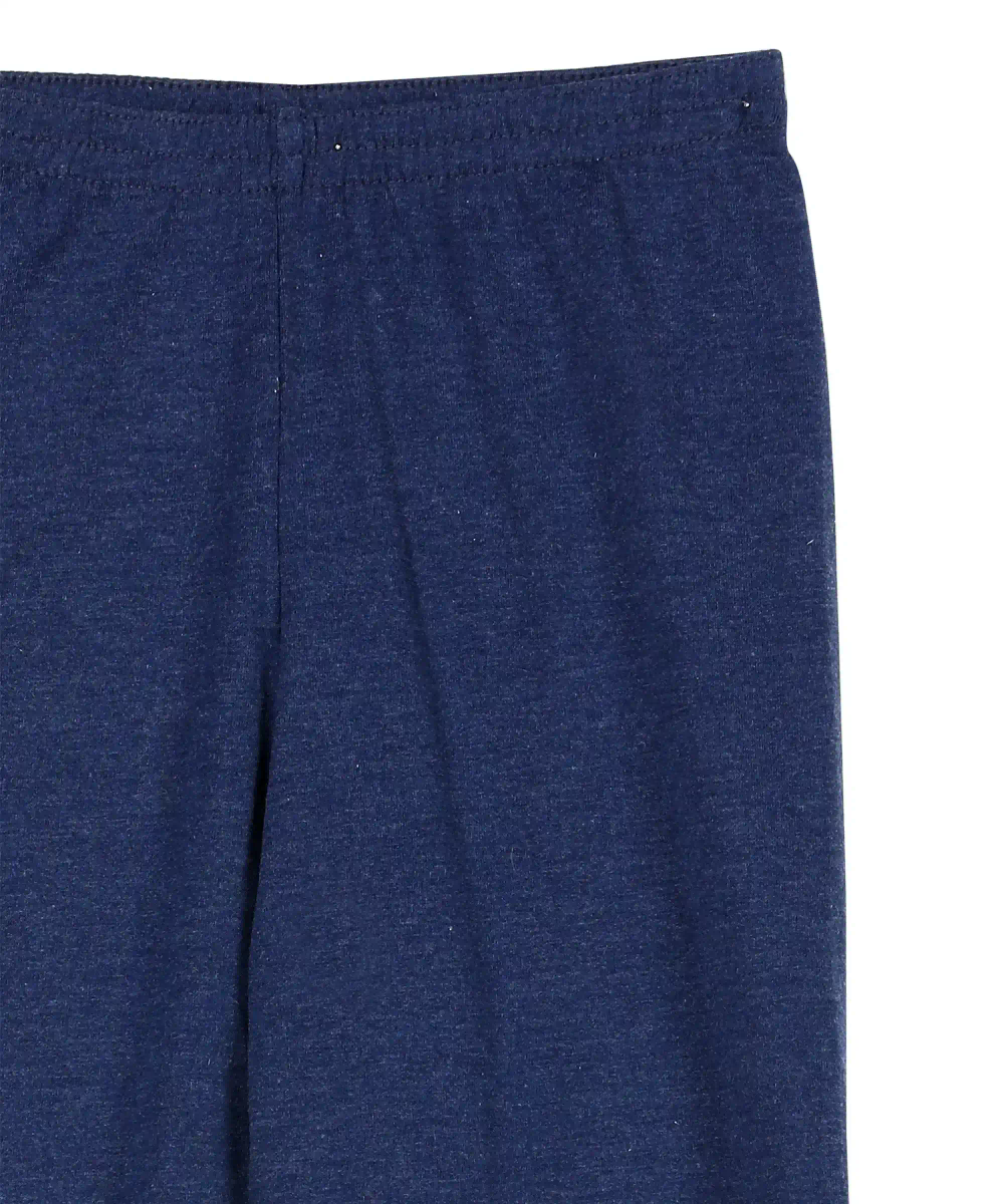 Nexgen Girl' Fully Elasticated Plain Leggings - Navy Blue