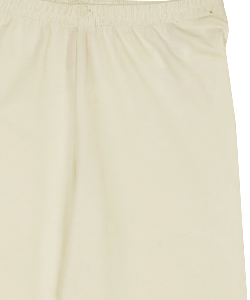 Nexgen Girl' Fully Elasticated Plain Leggings - Beige