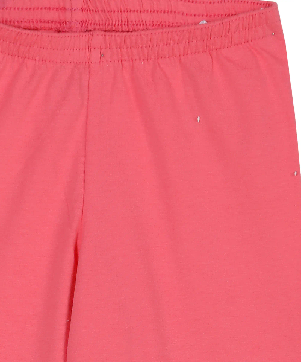 Nexgen Girl' Fully Elasticated Plain Leggings - Pink