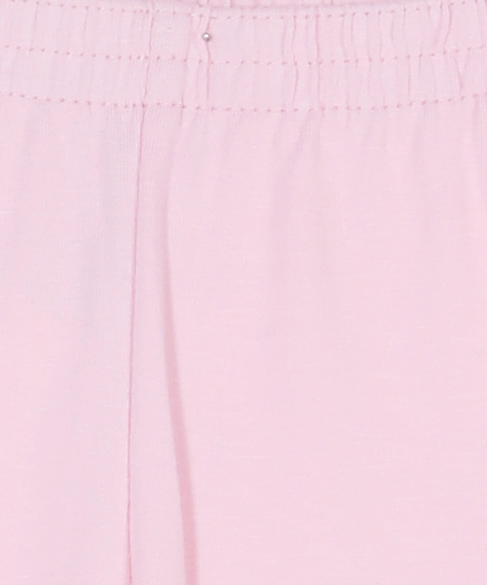 Nexgen Girl' Fully Elasticated Plain Leggings Flamingo - Pink