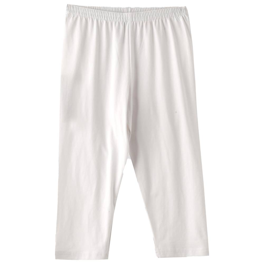 Nexgen Girl's Fully Elasticated Basic Leggings - White