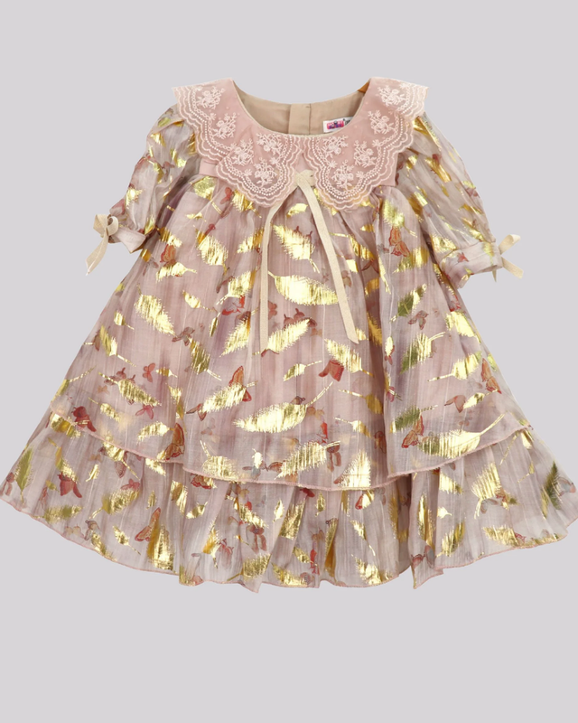 Smart Baby Baby Girl's Floral Casual Dress - Pink