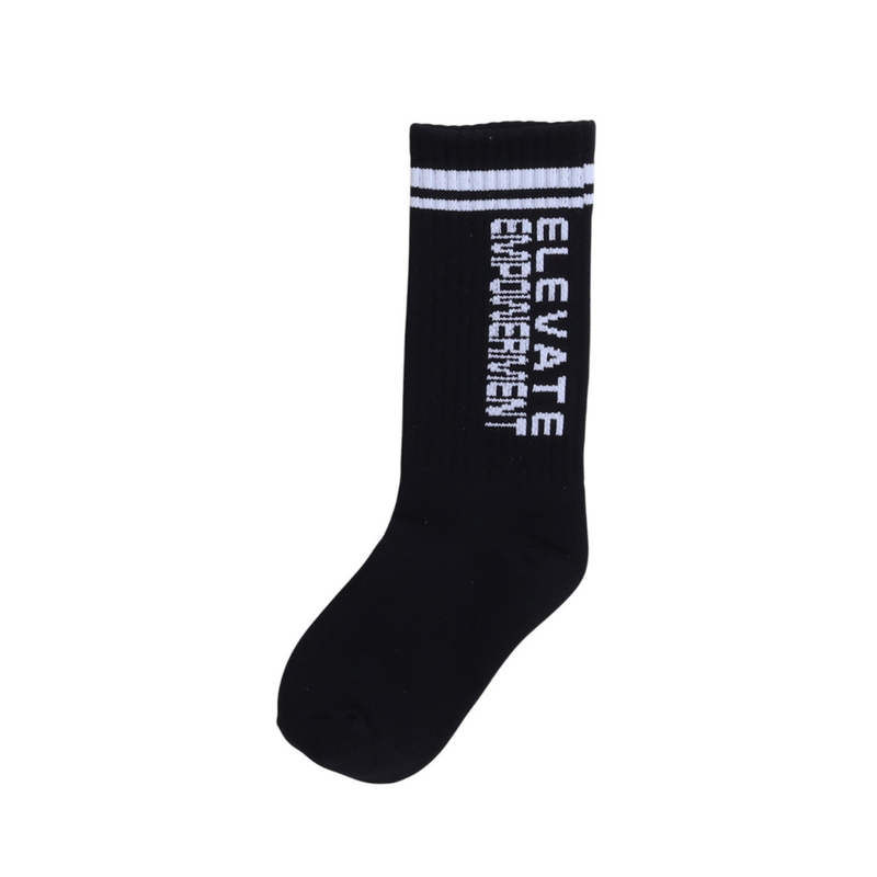 Genius Boy's Printed Crew Socks Blue/White/Black - 3 Pcs