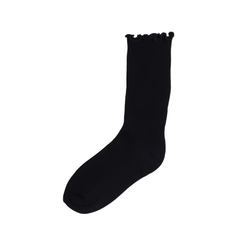 Genius Girl's Crew Socks Grey/White/Black - 3 Pcs