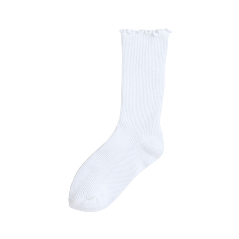 Genius Girl's Crew Socks Grey/White/Black - 3 Pcs