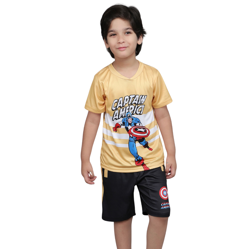 Marvel Boy's Marvel Active Sports Shorts - Black