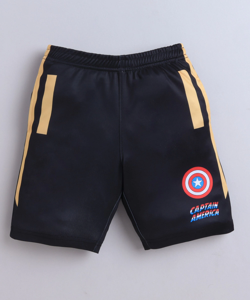 Marvel Boy's Marvel Active Sports Shorts - Black
