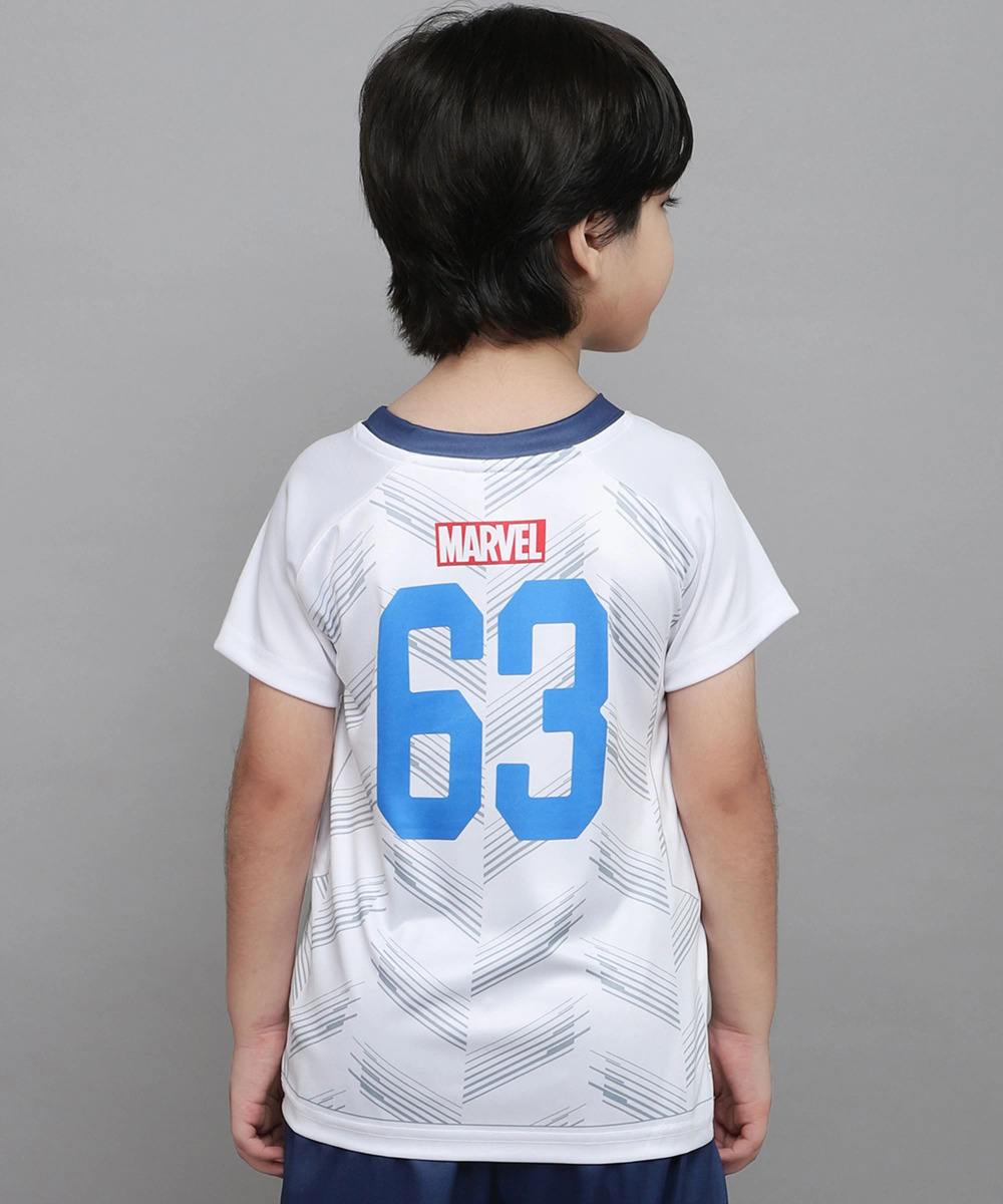 Marvel Boy's Marvel Active Sports T-Shirt - White