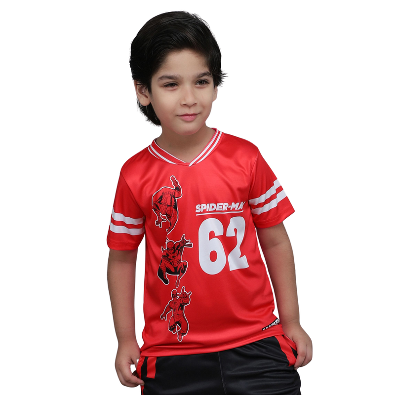Marvel Boy's Marvel Active Sports T-Shirt - Red